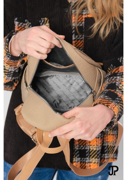 Orijinal Just Polo Collection Lüks Konfor Modeli Ayarlanabilir Askılı Çok Gözlü Şık Sırt Çantası indirimleri