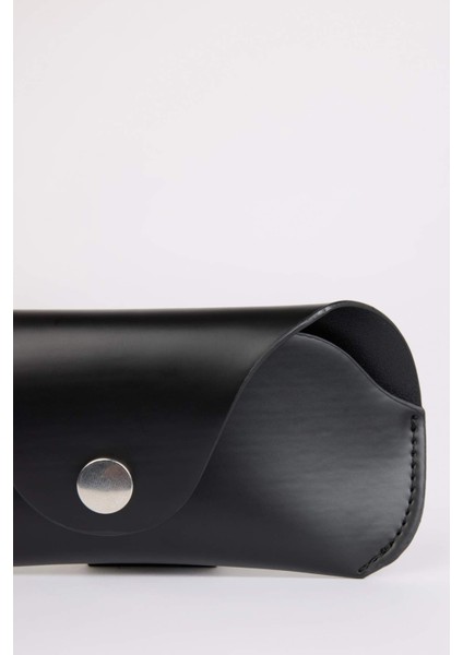 Unisex Suni Deri Güneş Gözlüğü Kılıfı E6595AXNS