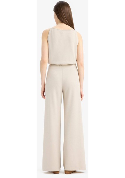 Wide Leg Geniş Paça Basic Düz Pike Pantolon E5784AX25SP