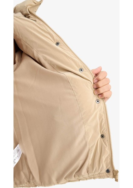 Kız Çocuk Kapüşonlu Fermuarlı Çıtçıtlı Kapitoneli Mont A0839A825AU