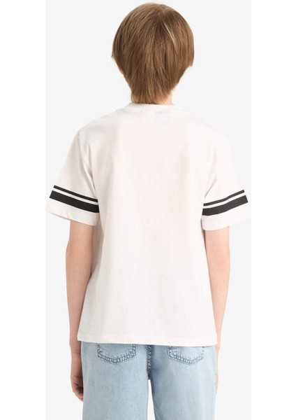 Erkek Çocuk NBA Orlando Magic Bisiklet Yaka Kısa Kollu Tişört E4840A825SM