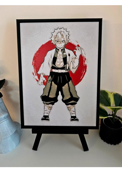 Sanemi Shinazugawa Kabartmalı Tablo modelleri