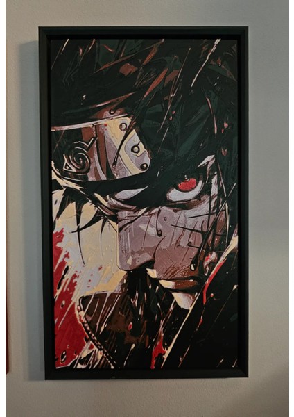 Sasuke Uchiha - Naruto Kabartmalı Tablo