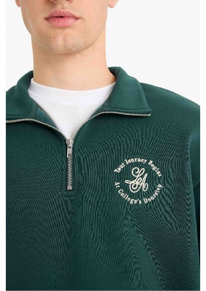 Erkek Sweat E9416AX/GN536 D.green fırsatları