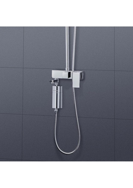 Krom Duş Filtresi, 1 Adet Kartuş Dahil, Temizlik ve Sağlık Için Ideal Seçim fiyatları