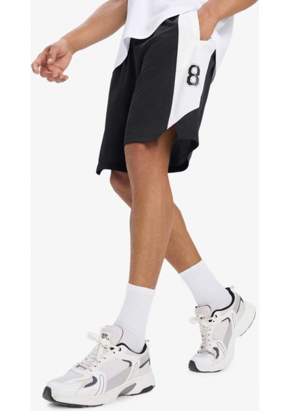 Fit Hızlı Kuruyan Standart Fit Sporcu Kısa Paça Şort E4127AX25SM