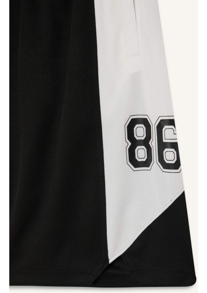 fit Standart Fit Sporcu Kısa Paça ŞORT E4127AX25SM