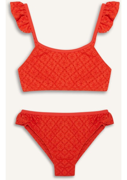 Kız Çocuk Desenli Bikini Takımı E5126A825HS