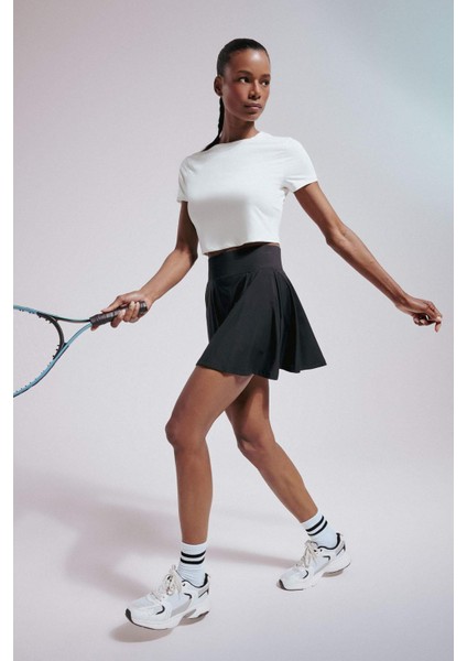 Fit İçi Taytlı Pileli Mini Etek E3501AX25SM