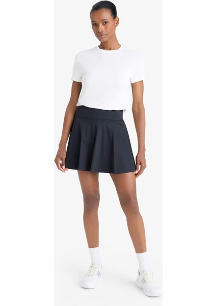 Fit İçi Taytlı Pileli Mini Etek E3501AX25SM