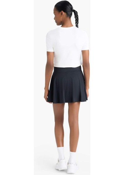 Fit İçi Taytlı Pileli Mini Etek E3501AX25SM