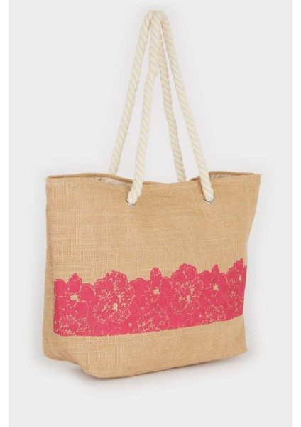 Kadın Hasır Plaj Çantası E7405AXNS