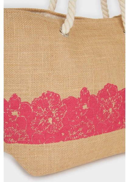 Kadın Hasır Plaj Çantası E7405AXNS