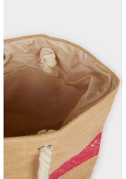 Kadın Hasır Plaj Çantası E7405AXNS