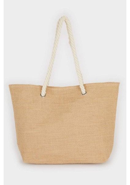 Kadın Hasır Plaj Çantası E7405AXNS