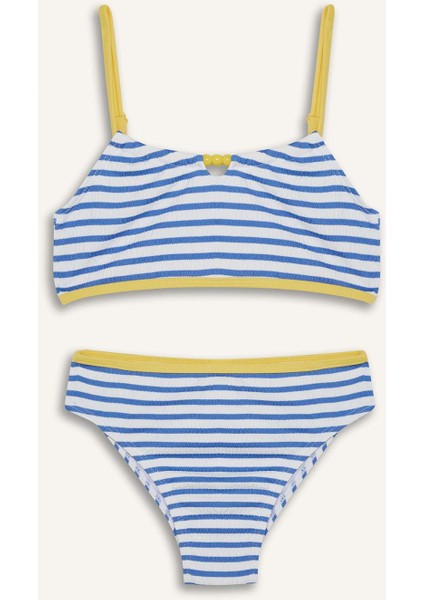 Kız Çocuk Çizgili Bikini Takımı E5131A825HS