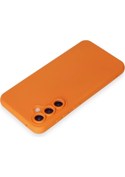 Zengezur Newface Samsung Galaxy S24 Kılıf Nano Içi Kadife Silikon - Turuncu modelleri