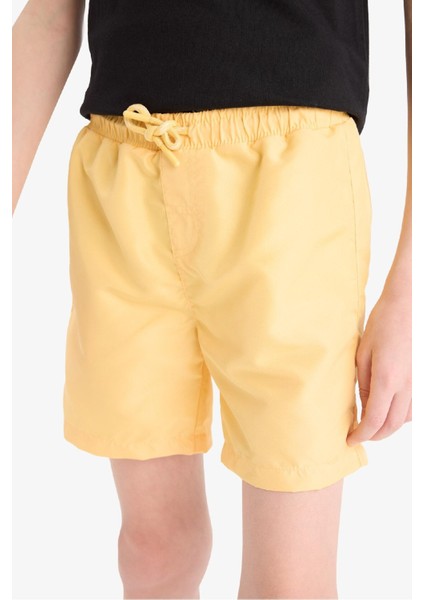 Erkek Çocuk Basic Düz Deniz Şortu B7494A825HS