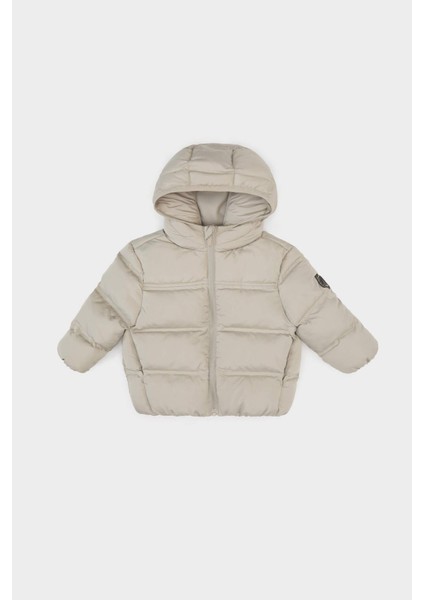 Erkek Bebek Kapüşonlu Fermuarlı Mont C6963A525AU