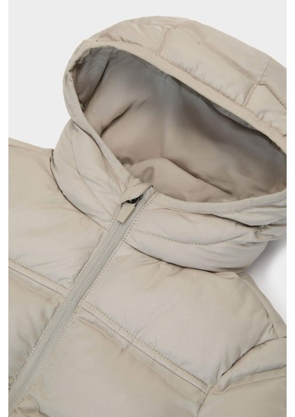 Erkek Bebek Kapüşonlu Fermuarlı Mont C6963A525AU