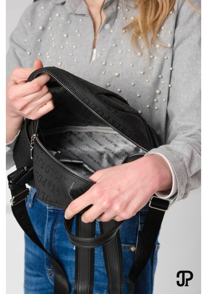 Orijinal Just Polo Collection Lüks Konfor Modeli Ayarlanabilir Askılı Çok Gözlü Şık Sırt Çantası indirimleri