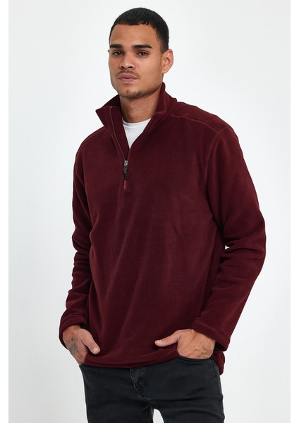 Süperlife Erkek Rahat Kalıp Softech Polar Yarım Fermuarlı Sweatshırt SPR24PW20 modelleri