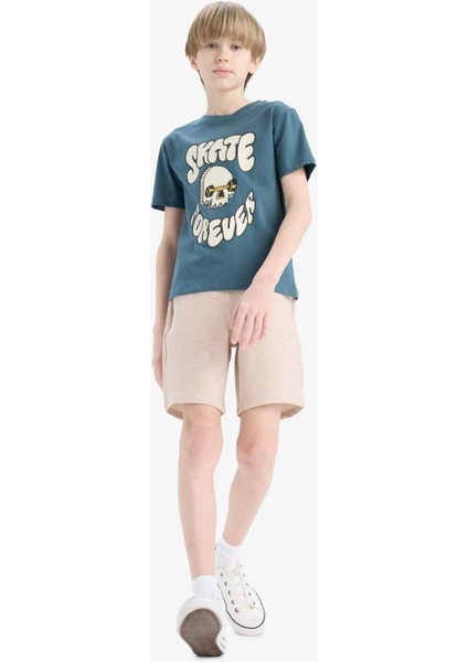 Erkek Çocuk Beli Lastikli Şort E6890A825SM