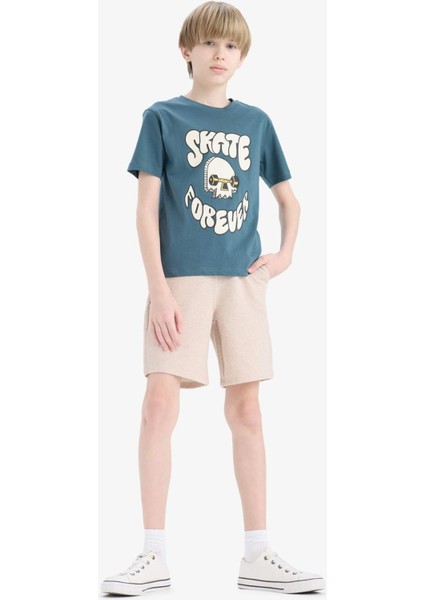 Erkek Çocuk Beli Lastikli Şort E6890A825SM