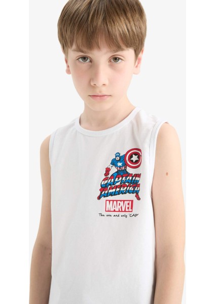 Erkek Çocuk Marvel Comics 2'li Takım Atlet Deniz Şortu E6443A825HS