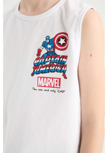 Erkek Çocuk Marvel Comics 2'li Takım Atlet Deniz Şortu E6443A825HS