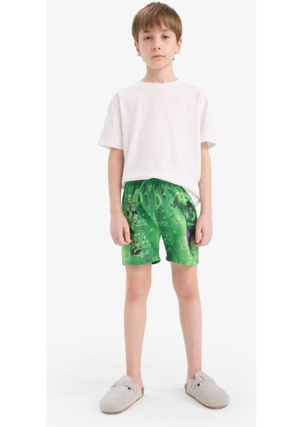 Erkek Çocuk Marvel Avengers Deniz Şortu E6445A825HS