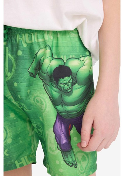 Erkek Çocuk Marvel Avengers Deniz Şortu E6445A825HS