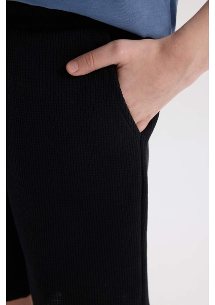 Erkek Çocuk Waffle Şort E6891A825SM