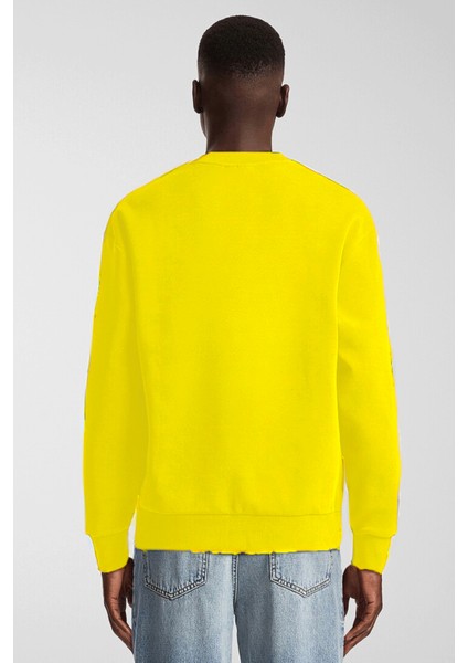 Erkek Bisiklet Yaka Rahat Kalıp 3 Iplik Içi Polarlı Kalın Sweatshirt SPR25SW36 fiyatları