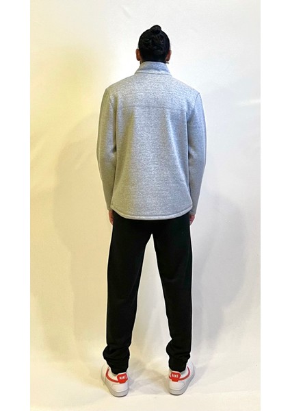 Erkek Rahat Kalıp Içi Polarlı 3 Iplik Yarım Fermuarlı Sweatshırt SPR24SW21 fiyatları