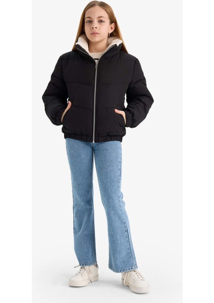 Kız Çocuk Pelüş Astar Fermuarlı Mont C5390A825AU