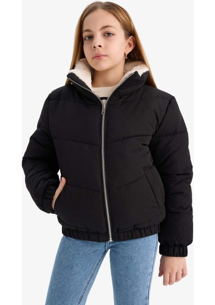 Kız Çocuk Pelüş Astar Fermuarlı Mont C5390A825AU