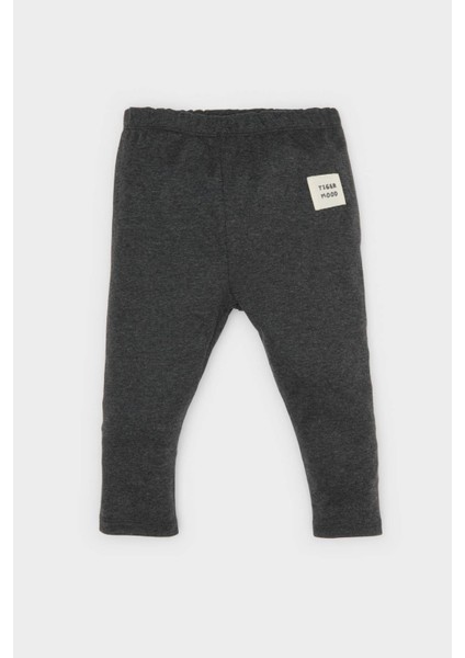 Erkek Bebek 2'li Takım Baskılı Sweatshirt Beli Lastikli Alt D2937A525SP