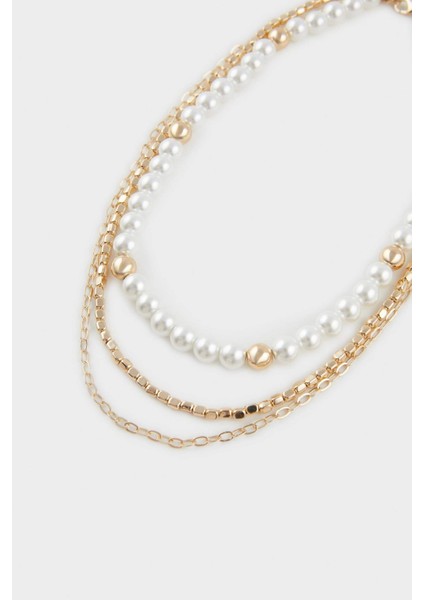 Kadın 3'lü Gold Kolye E4528AXNS