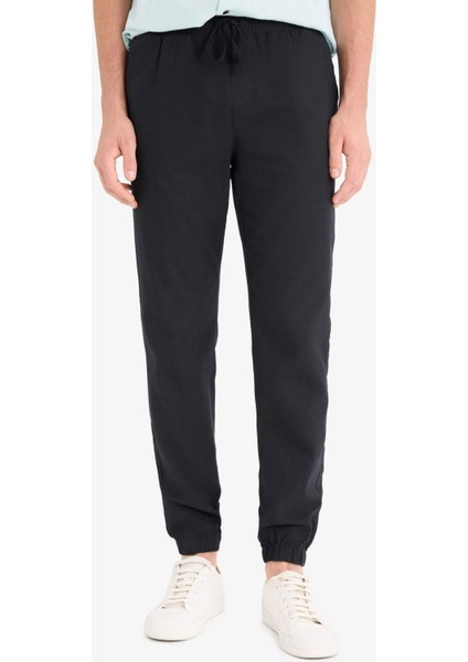 %100 Pamuk Kargo Jogger Pantolon Üç Cepli E0834AX25SM