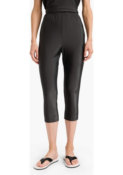 Regular Fit 4'lü Hızlı Kuruyan Burkini Tesettür Basic Düz Mayo Takım E3514AX25HS