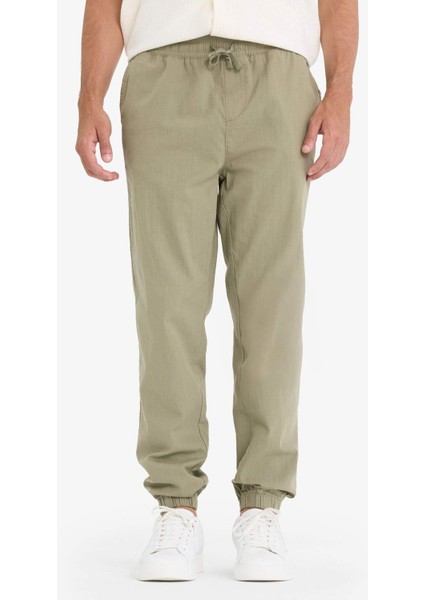 %100 Pamuk Kargo Jogger Pantolon Üç Cepli E0834AX25SM