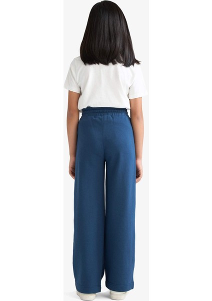 Kız Çocuk Wide Leg Geniş Paça Beli Lastikli Eşofman Altı C7131A825AU