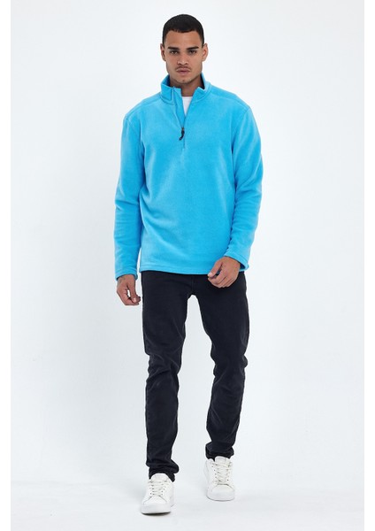Süperlife Erkek Rahat Kalıp Softech Polar Yarım Fermuarlı Sweatshırt SPR24PW20 fiyatları