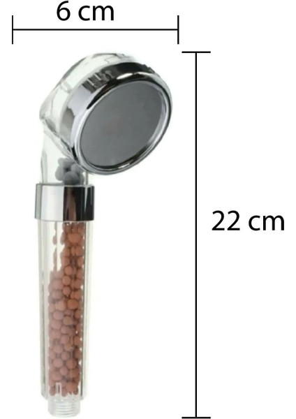 Tasarruflu ve Arıtmalı Boncuklu Duş Başlığı, Şık ve Verimli Kullanım Sağlar indirimleri