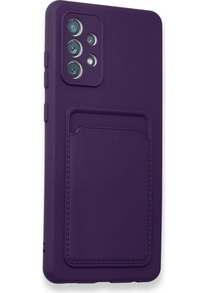 Zengezur Newface Samsung Galaxy A53 5g Kılıf Kelvin Kartvizitli Silikon - Derin Mor fiyatları