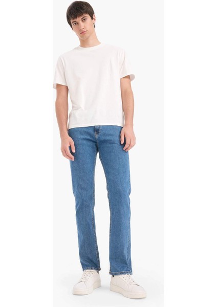 Sergio Regular Fit Normal Kalıp Normal Bel Boru Paça Jean Pantolon E7277AX25SM