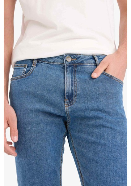 Sergio Regular Fit Normal Kalıp Normal Bel Boru Paça Jean Pantolon E7277AX25SM