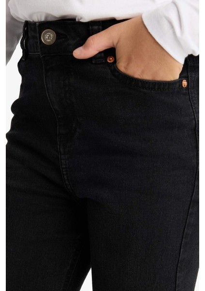 Kız Çocuk Flare Fit İspanyol Paça Jean Pantolon E6183A825AU