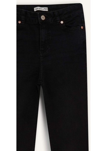 Kız Çocuk Flare Fit İspanyol Paça Jean Pantolon E6183A825AU
